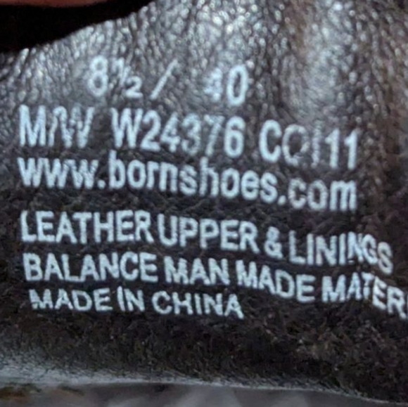 Born Oxford Brown Pebbled Leather size 8.5 Preppy Retro Classic Academia - Picture 4 of 8